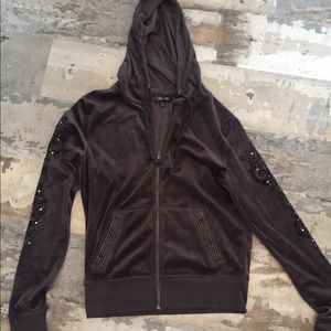 Perfect condition Miss me hooded zip up sweatshirt